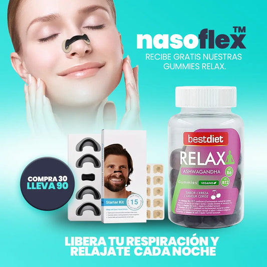 Nasoflex™ - COMPRA 30 y LLÉVATE 90 + Gominolas Relajantes GRATIS
