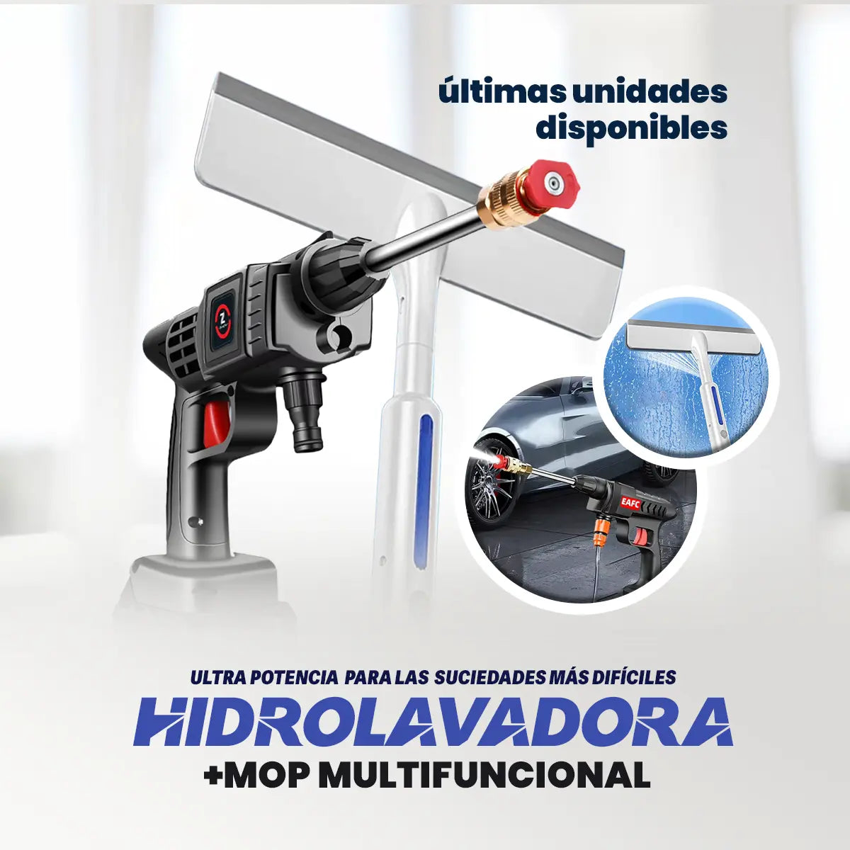 Hidrolavadora DOBLE Bateria Inalámbrica + Mop Gratis